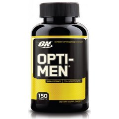 Optimum Nutrition Opti-Men 150 tabs, Optimum Nutrition Opti-Men 150 tabs  в интернет магазине Mega Mass