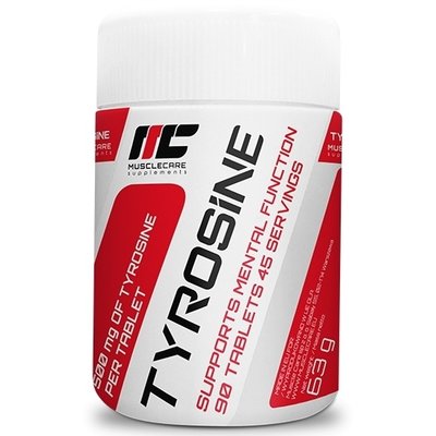 Muscle Care Tyrosine 90 tabs, image 