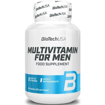 BioTech Multivitamin for Men 60 tabs, image 