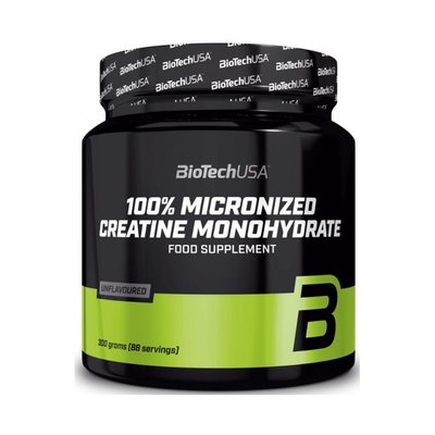 BioTech 100% Creatine Monohydrate 300 g, Фасовка: 300 g, Смак: Unflavored  / Без смаку, image 
