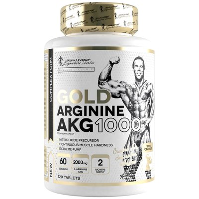 Kevin Levrone Gold Arginine AKG 1000 mg 120 tabs, image 