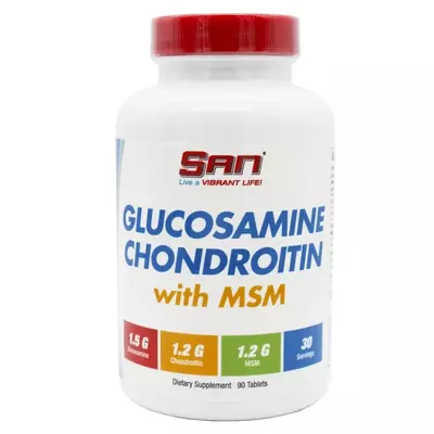 SAN Glucosamine Chondroitin MSM 90 tabs, image 