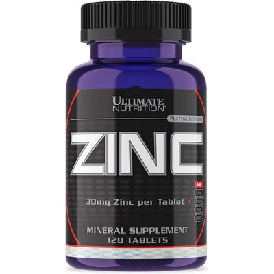 Ultimate Nutrition Zinc 30 mg 120 tabs, image 