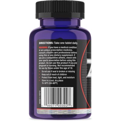 Ultimate Nutrition Zinc 30 mg 120 tabs, image , зображення 3