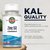 KAL Chelated Zink 50 mg 90 tabs, image , зображення 4