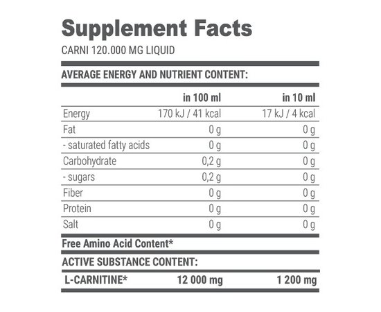 Extrifit Carni 120000 mg 1000 ml, Смак: Apricot / Абрикос, image , зображення 6