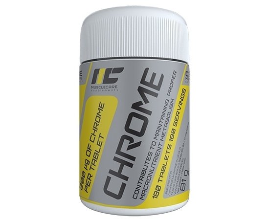 Muscle Care Chrome 180 tabs, image 