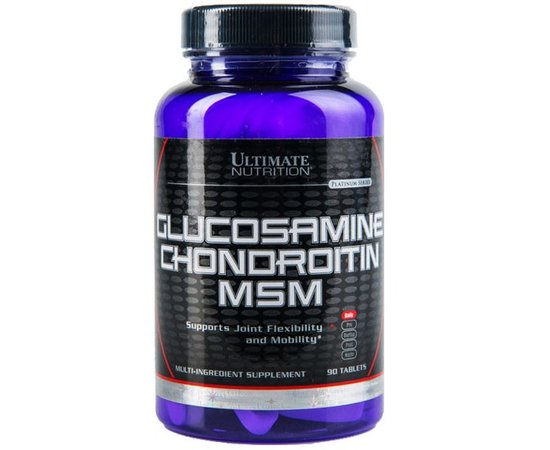 Ultimate Nutrition Glucosamine Hondroitin MSM 90 tabs, image 