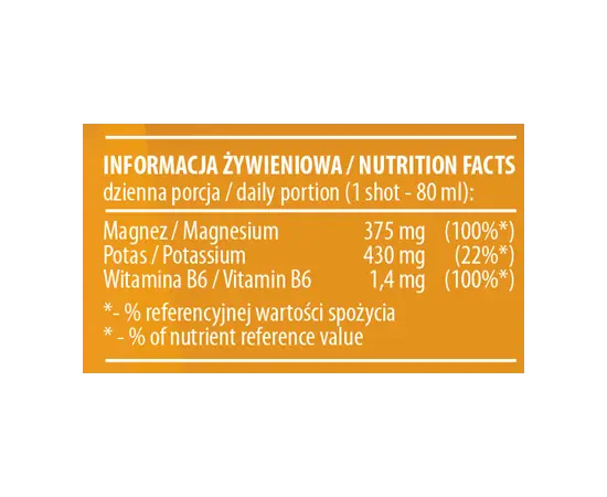 Activlab K-MAG B6 Shot 80 ml, Activlab K-MAG B6 Shot 80 ml , изображение 2 в интернет магазине Mega Mass