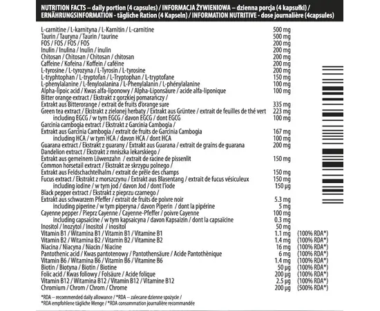 ActivLab Machine Man Burner 120 caps, image , зображення 2