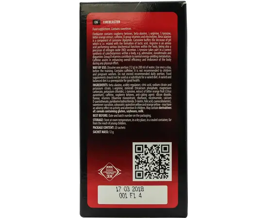 Activlab Fireblaster 20 portions, Activlab Fireblaster 20 portions , изображение 3 в интернет магазине Mega Mass