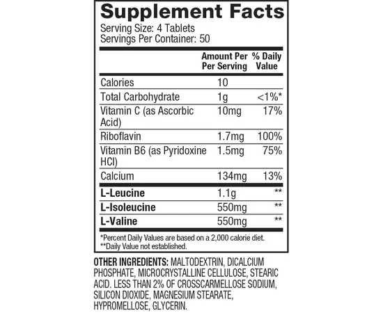 Dymatize BCAA Complex 2200 400 tabs, Dymatize BCAA Complex 2200 400 tabs , изображение 2 в интернет магазине Mega Mass