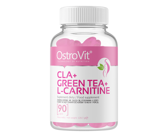 OstroVit CLA + Green Tea + L-Carnitine 90 caps, image 