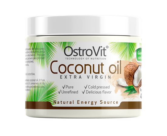 OstroVit Coconut Oil Extra Virgin 400 g, OstroVit Coconut Oil Extra Virgin 400 g  в интернет магазине Mega Mass