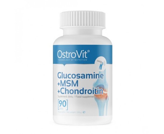 OstroVit Glucosamine + MSM + Chondroitin 90 tabs, image 