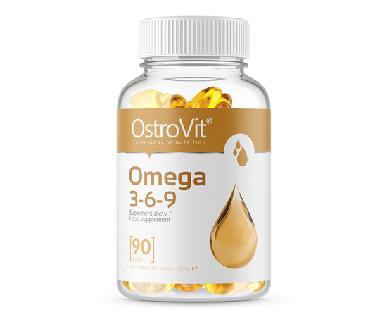 OstroVit Omega 3-6-9 90 caps, image 