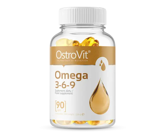 OstroVit Omega 3-6-9 90 caps, OstroVit Omega 3-6-9 90 caps  в интернет магазине Mega Mass