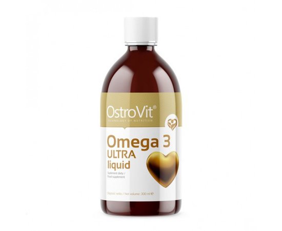 OstroVit Omega 3 ULTRA Liquid 300 ml, OstroVit Omega 3 ULTRA Liquid 300 ml  в интернет магазине Mega Mass