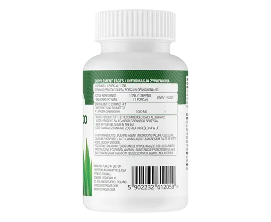 OstroVit Saw Palmetto 90 tabs, OstroVit Saw Palmetto 90 tabs , изображение 3 в интернет магазине Mega Mass