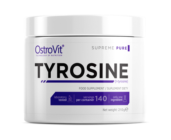 OstroVit Tyrosine 210 g, Смак: Pure / Чистий, image 