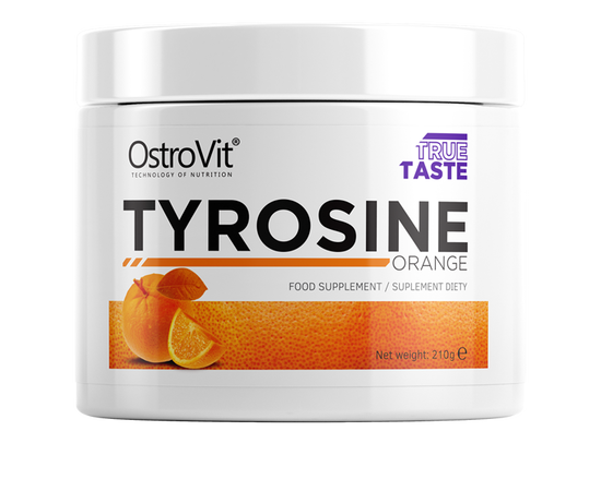 OstroVit Tyrosine 210 g, Смак: Orange / Апельсин, image 