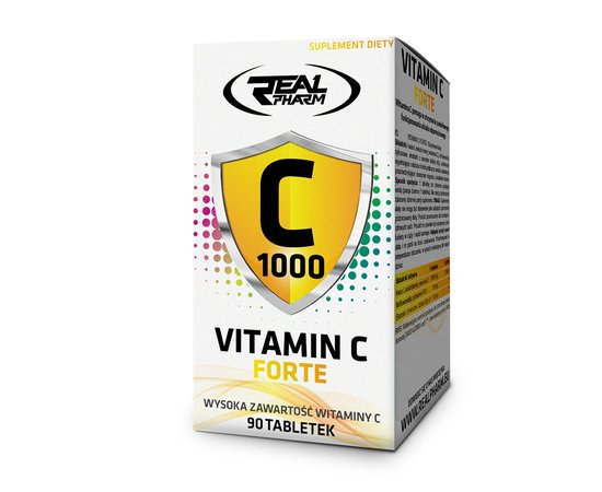 Real Pharm Vitamin C Forte 1000 mg 90 tabs, image 