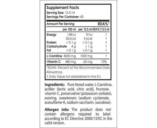 Scitec Nutrition Liquid Carni-X 100000 500 ml, Scitec Nutrition Liquid Carni-X 100000 500 ml , изображение 2 в интернет магазине Mega Mass