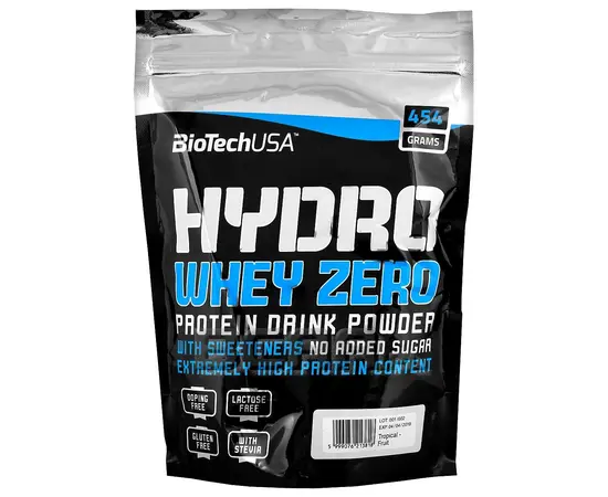 Biotech Hydro Whey Zero 454 g, Вкус: Tropical Fruit / Тропические Фрукты, Biotech Hydro Whey Zero 454 g, Вкус: Tropical Fruit / Тропические Фрукты  в интернет магазине Mega Mass