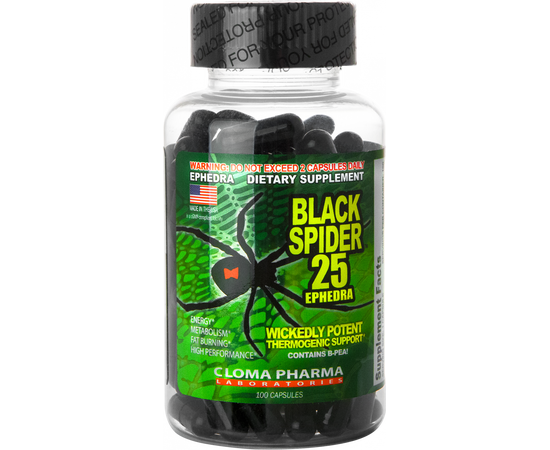 Cloma Pharma Black Spider 100 caps, image 