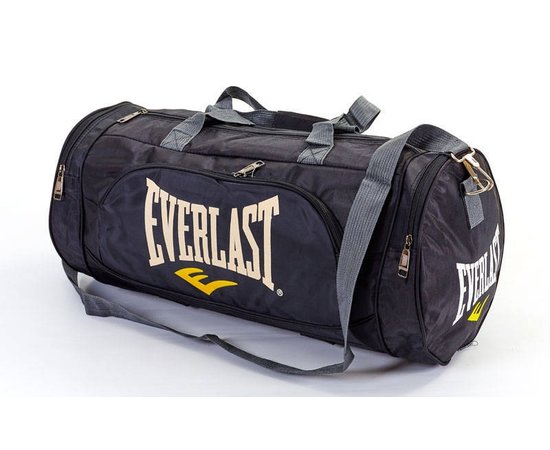 Спортивная сумка бочонок Everlast GA-016, Колір: Чёрный, image 