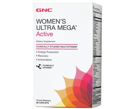 GNC Women’s Ultra Mega Active 90 caps, image 