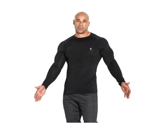 Kevin Levrone Longsleeve 01 LM Compression Black, Kevin Levrone Longsleeve 01 LM Compression Black , изображение 3 в интернет магазине Mega Mass