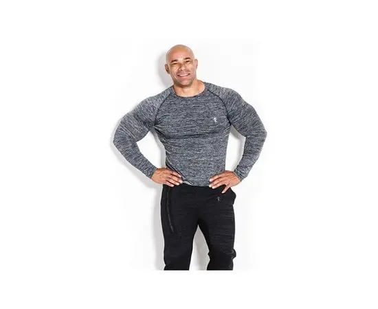 Kevin Levrone Longsleeve 01 LM Compression Dark Grey, Kevin Levrone Longsleeve 01 LM Compression Dark Grey , изображение 2 в интернет магазине Mega Mass