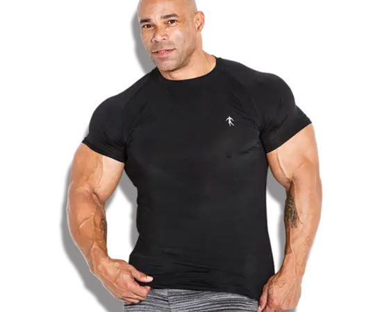 Kevin Levrone T-Shirt 01 LM Compression Black, image , зображення 2