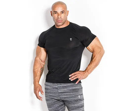 Kevin Levrone T-Shirt 01 LM Compression Black, image , зображення 4