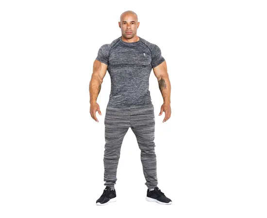 Kevin Levrone T-Shirt 01 LM Compression Dark Grey, Kevin Levrone T-Shirt 01 LM Compression Dark Grey , изображение 2 в интернет магазине Mega Mass