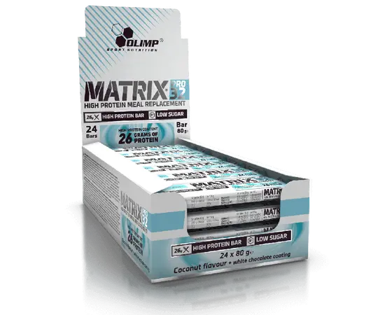 Olimp Matrix Bar 80 g Кокос, Olimp Matrix Bar 80 g Кокос , изображение 2 в интернет магазине Mega Mass
