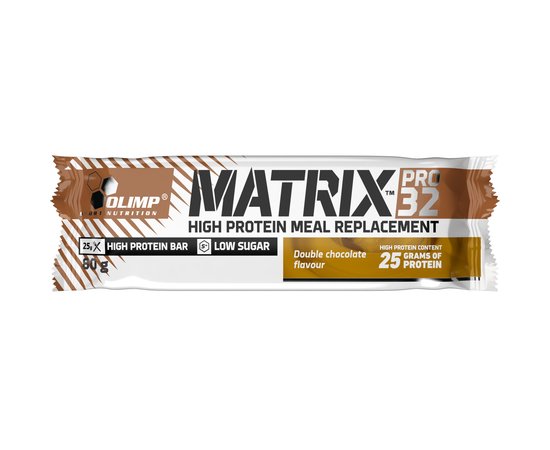 Olimp Matrix Bar 80 g Подвійний шоколад, image 