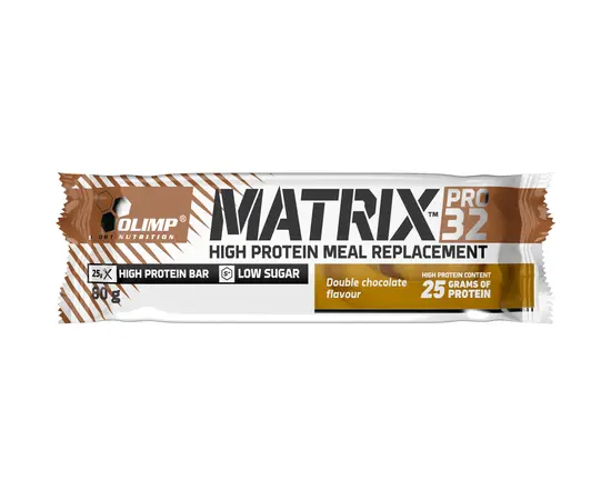 Olimp Matrix Bar 80 g Двойной шоколад, Olimp Matrix Bar 80 g Двойной шоколад  в интернет магазине Mega Mass