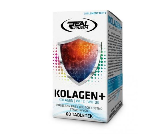 Real Pharm Kolagen+ 60 tabs, image 