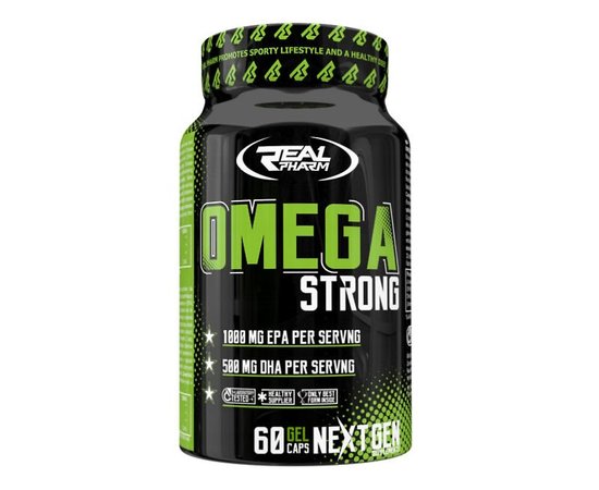 Real Pharm Omega Strong 60 caps, Real Pharm Omega Strong 60 caps  в интернет магазине Mega Mass