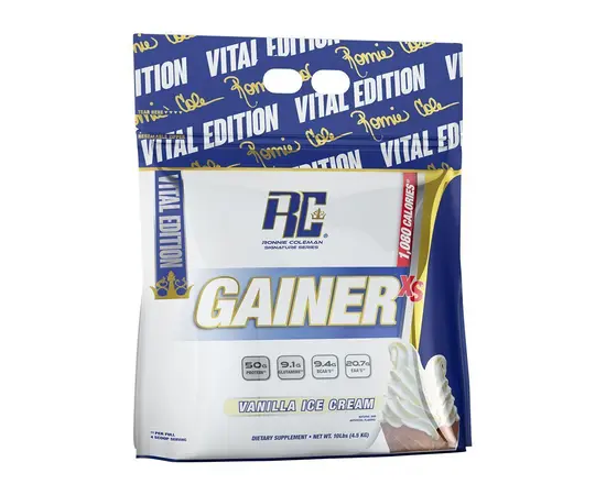 Ronnie Coleman Gainer XS 4500 g, Вкусы: Strawberry Milkshake / Клубничный Милкшейк, Ronnie Coleman Gainer XS 4500 g, Вкусы: Strawberry Milkshake / Клубничный Милкшейк , изображение 2 в интернет магазине Mega Mass