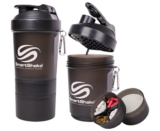 SmartShake 400 ml Black 3 in 1, image 