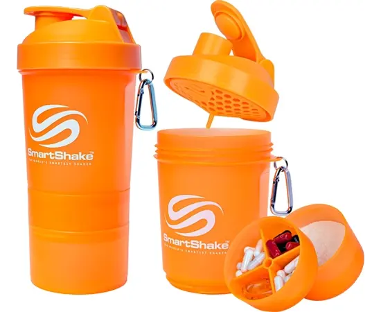 SmartShake 400 ml Orange 3 in 1, SmartShake 400 ml Orange 3 in 1  в интернет магазине Mega Mass