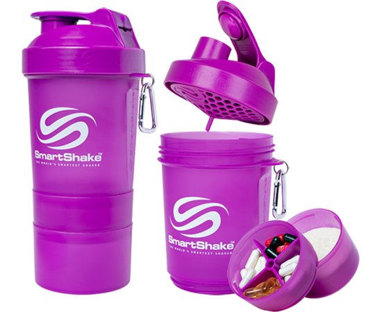 SmartShake 400 ml Purple 3 in 1, image 