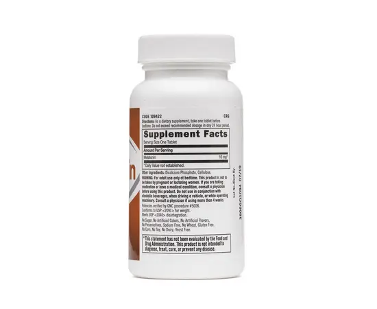 GNC Melatonin 10 mg 60 caps, GNC Melatonin 10 mg 60 caps , изображение 2 в интернет магазине Mega Mass