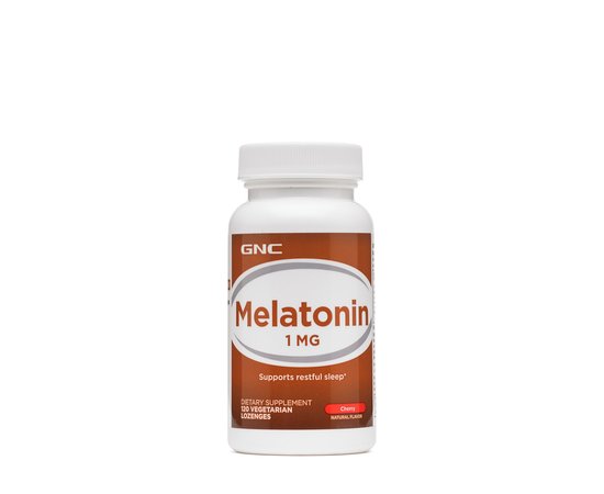 GNC Melatonin 1 mg Cherry 120 caps, image 