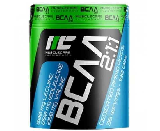 Muscle Care BCAA 2:1:1 180 tabs, image 