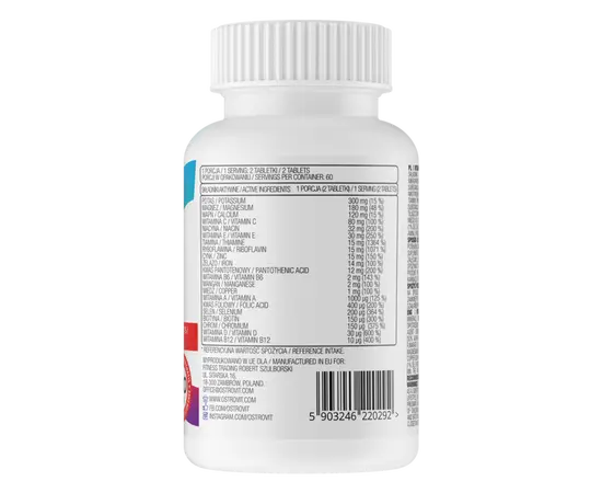 OstroVit Vit&Min Forte 120 tabs, OstroVit Vit&Min Forte 120 tabs , изображение 2 в интернет магазине Mega Mass