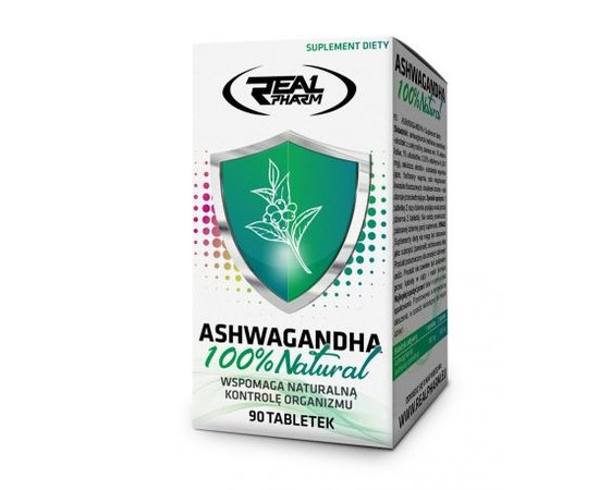 Real Pharm Ashwagandha 100% Natural 90 tabs, Real Pharm Ashwagandha 100% Natural 90 tabs  в интернет магазине Mega Mass